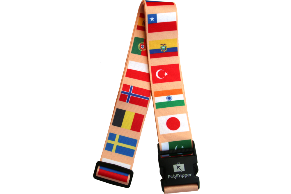 PolyTripper Luggage Strap - Flags